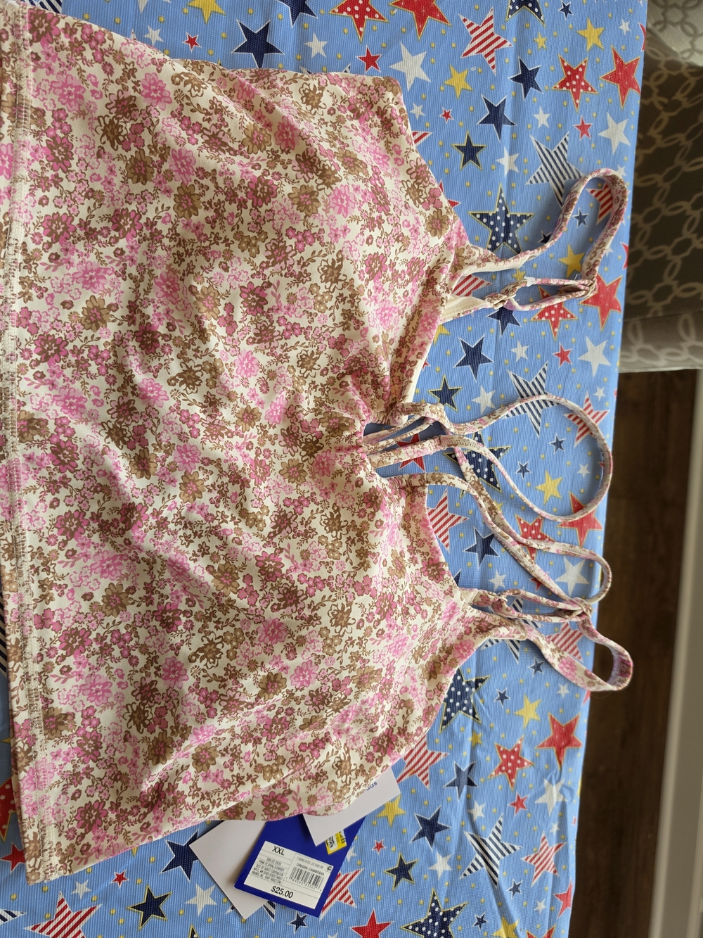 NWT JoyLab Pink Floral Tiered Athletic Skort And Top Set - 2 Pieces - Picture 4 of 9